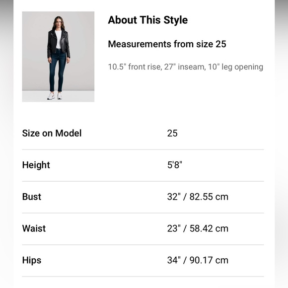 Rag & Bone Nina High Rise Ankle Skinny - Picture 10 of 10